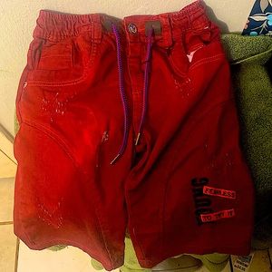 Red shorts for kids